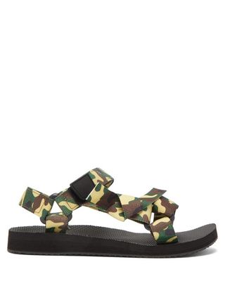 Arizona Love + Trekky Camouflage Velcro-Strap Sandals