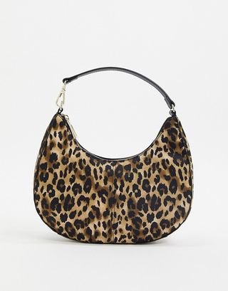 Who What Wear + Seeley 90s Shoulder Bag in Leopard