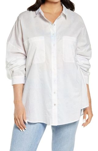 BP + Tie Dye Button-Up Shirt