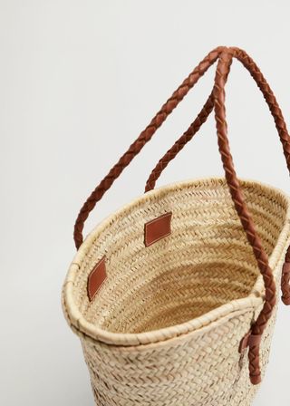 Mango + Basket Bag With Braided Straps