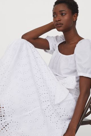 H&M + Broderie Anglaise Skirt