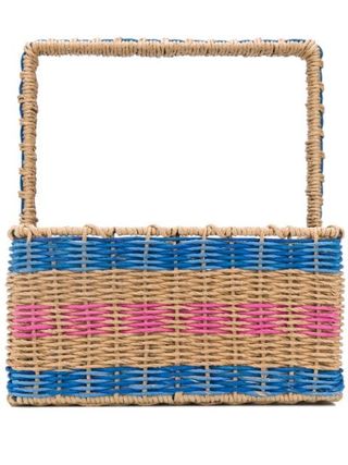 Marni + Interiors Striped Woven Basket