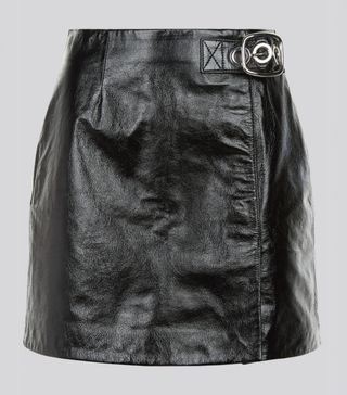 Alexa Chung + Bowery Leather Skirt