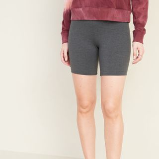 Old Navy + Mid-Rise Jersey Biker Shorts for Women 7-Inch Inseam