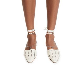 Brother Vellies + Olivia Chain Wrap Woven Flats