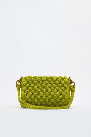 Zara + Crochet Bobble Shoulder Bag