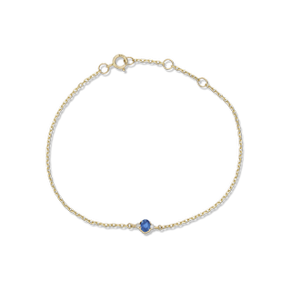 Stone and Strand + Sapphire Luxe Dainty Blue Bracelet