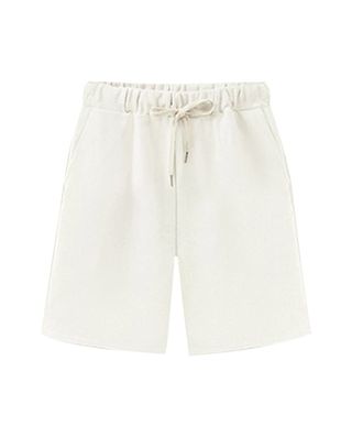 Sobrisah + Casual Drawstring Elastic Waist Soft Knit Shorts