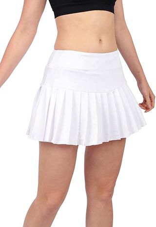 Honour + Tennis Pleated Skirt With Built-In Shorts