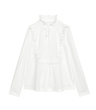 Arket + Broderie Anglaise Blouse