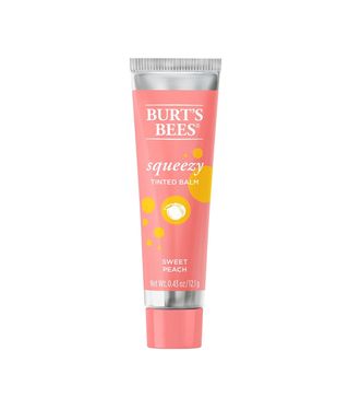 Burt's Bees + Squeezy Tinted Balm in Sweet Peach
