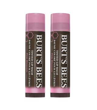 Burt's Bees + 100% Natural Tinted Lip Balm in Pink Blossom (2 Count)