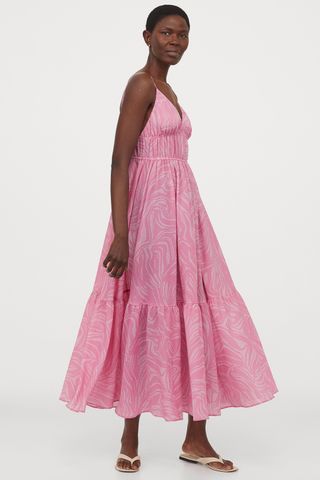 H&M + Textured-Weave Maxi Dress