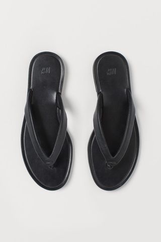 H&M + Leather Flip-Flops
