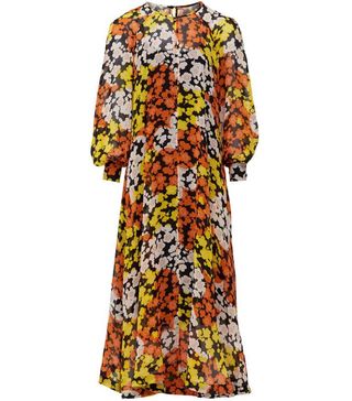 McQ Alexander McQueen + Hisano Floral Print Maxi Dress