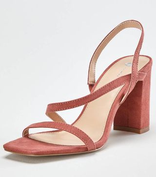 V by Very + Bass Strappy Block Heel Sandal