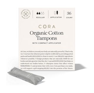 Cora + Organic Tampons with Applicator - Regular