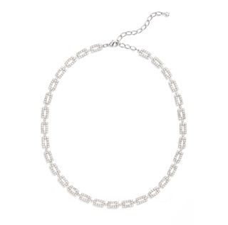Cristabelle + Crystal Link Collar Necklace