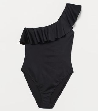 H&M + One-Shoulder Swimsuit