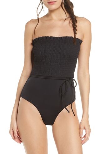 Chelsea28 + Smocked One-Piece Swimsuit
