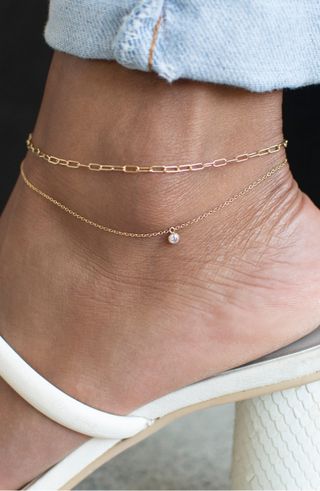 Set 
Stones + Michele Anklet