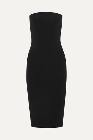 Norma Kamali + Strapless Stretch-Jersey Dress