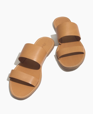 Madewell + The Boardwalk Double-Strap Slide Sandals