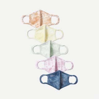 Everlane + The 100% Human Face Mask 5-Pack in Tie-Dye