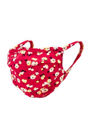 Lovers + Friends + Lovers + Friends Protective Face Mask in Red Mini Floral