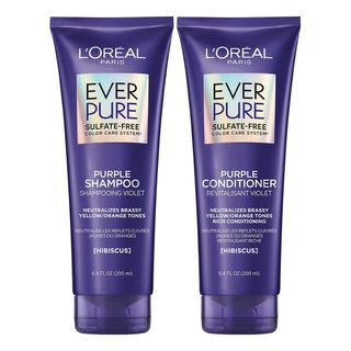 L'Oréal + Ever-Pure Sulfate-Free Purple Shampoo and Conditioner