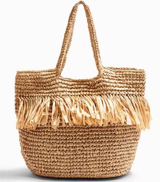 Topshop + Fenn Fringe Tote Bag