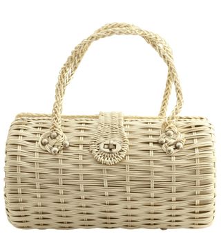 Thrilling + '60s Wicker Barrel Basket Handbag