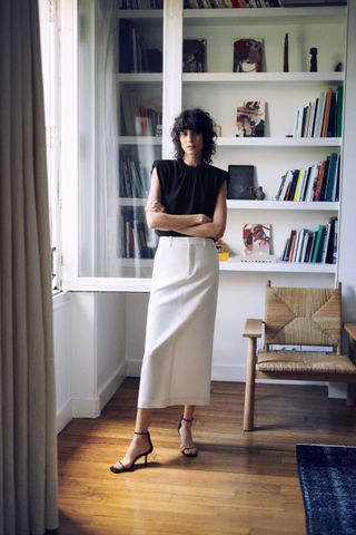 Zara + Long Skirt With Side Slit