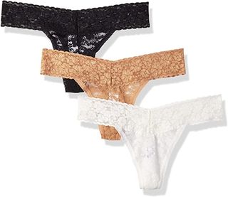 Mae + Lace Thong Underwear, 3 Pack