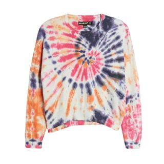 BlankNYC + Rainbow Tie Dye Crop Sweater