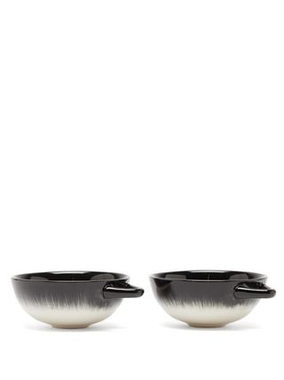 Serax X Ann Demeulemeester + Set of Two Porcelain Espresso Cups