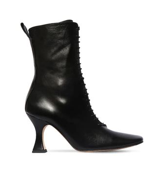 Miista + Yana Leather Lace-Up Boots