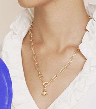 Motley + Gold Curator Necklace with Charm