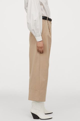 H&M + Wide Lyocell-Blend Trousers