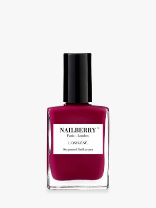 Nailberry + L'Oxygéné Oxygenated Nail Lacquer, Raspberry