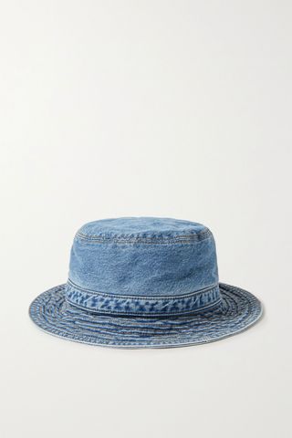 Ganni + Organic Denim Bucket Hat
