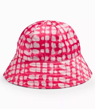 Topshop + Pink Tie Dye Bucket Hat