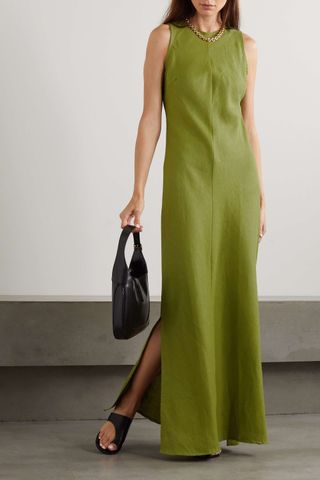 Faithfull the Brand + Valenza Linen Maxi Dress