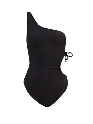Jade Swim + Sena One-Shoulder Cutout Swimsuit