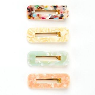 V by Very + Resin Hair Clips Set of Four