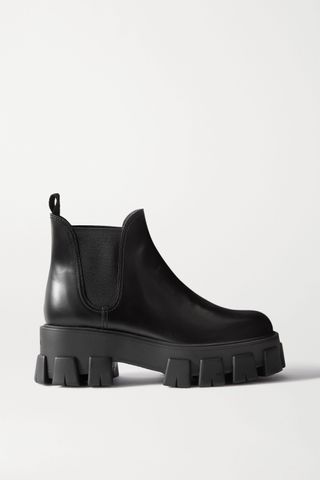 Prada + Platform Chelsea Boots