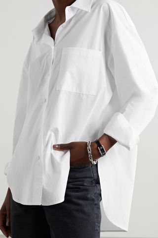 H&M Cotton-Poplin Shirt