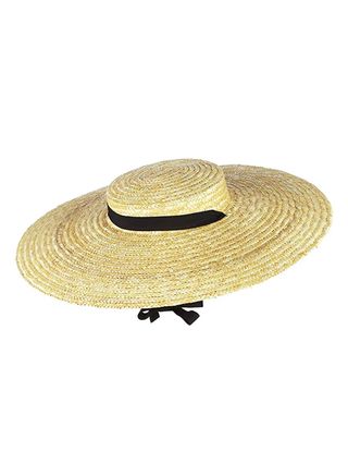 Jelord + Vintage Boater Straw Hat