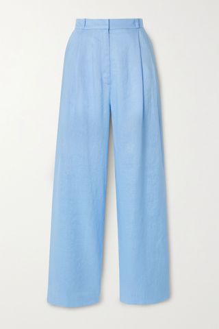 Miguelina + Ainsley Linen Wide-Leg Pants