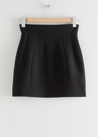 
Other Stories + Structured High Waisted Mini Skirt